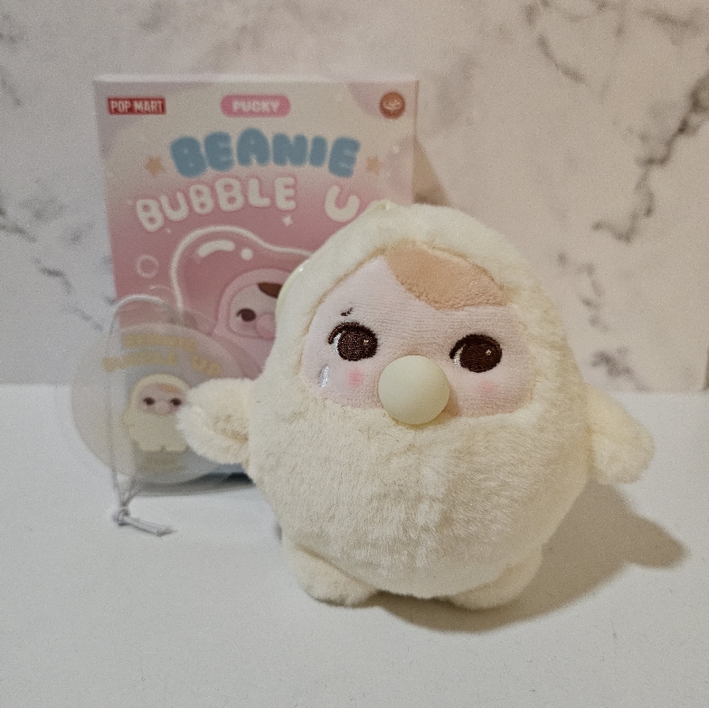 COPY - Pop Mart PUCKY BEANIE BUBBLE UP Plush, Crying Bubble, Blind Box NWT Yell…